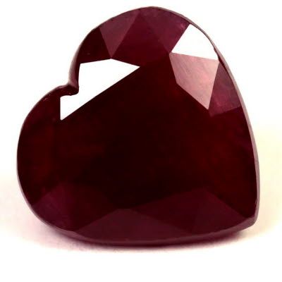 6.40 ct Heart Red Natural Ruby