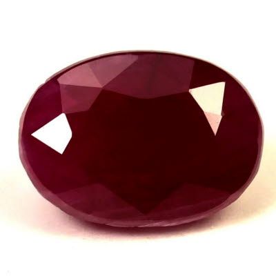 3.54 ct Oval Red Natural Ruby