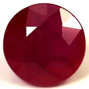 2.62 ct Round Red Natural Ruby