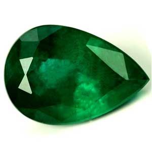 2.16 ct Pear Green Natural Emerald