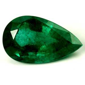 2.05 ct Pear Green Natural Emerald