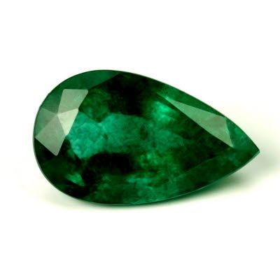 2.05 ct Pear Green Natural Emerald