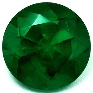 2.47 ct Round Green Natural Emerald