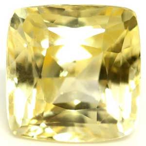 2.06 ct Cushion Yellow Natural Sapphire