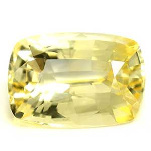 2.60 ct Cushion Yellow Natural Sapphire
