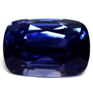 3.57 ct Cushion Blue Natural Sapphire