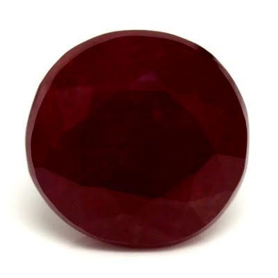 2.01 ct Round Red Natural Ruby