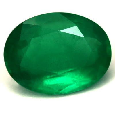3.93 ct Oval Green Natural Emerald