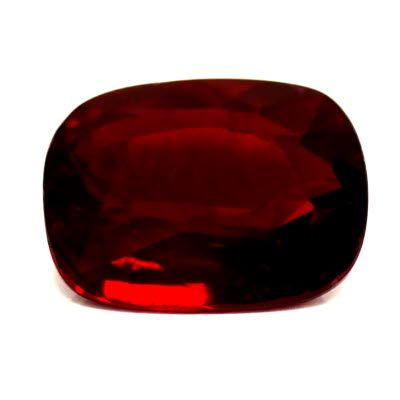 1.72 ct Cushion Red Natural Ruby