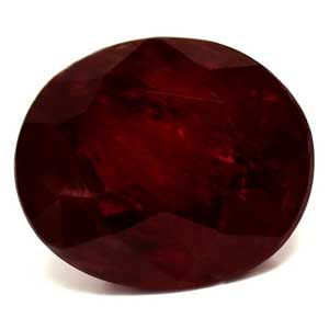 3.07 ct Oval Red Natural Ruby