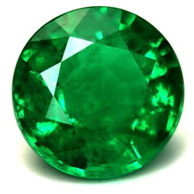 2.57 ct Round Green Natural Emerald