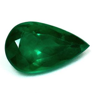 1.25 ct Pear Green Natural Emerald