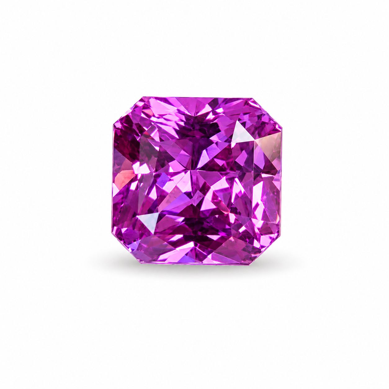 2.53 ct Radiant Pink Natural Sapphire