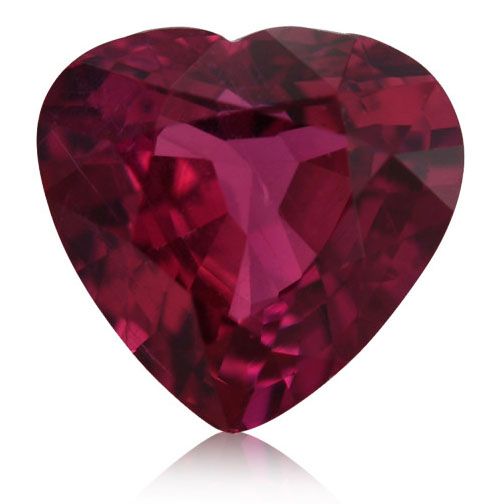 1.71 ct Heart Red Natural Ruby