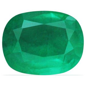 1.30 ct Cushion Green Natural Emerald