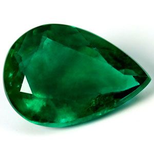 2.10 ct Pear Green Natural Emerald