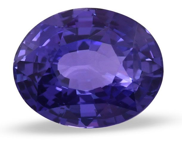 3.58 ct Oval Purple Natural Sapphire