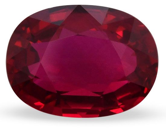 4.04 ct Oval Red Natural Ruby