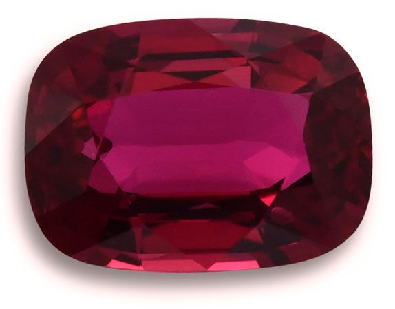 2.24 ct Cushion Red Natural Ruby