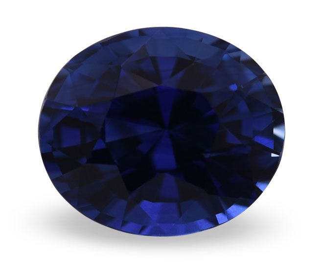 5.46 ct Oval Blue Natural Sapphire