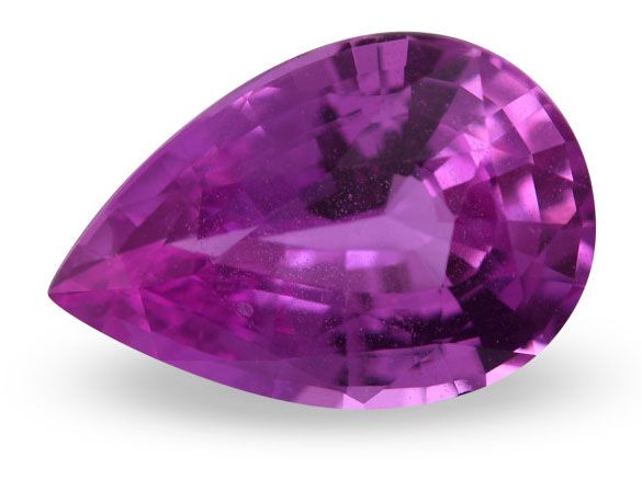 3.66 ct Pear Pink Natural Sapphire