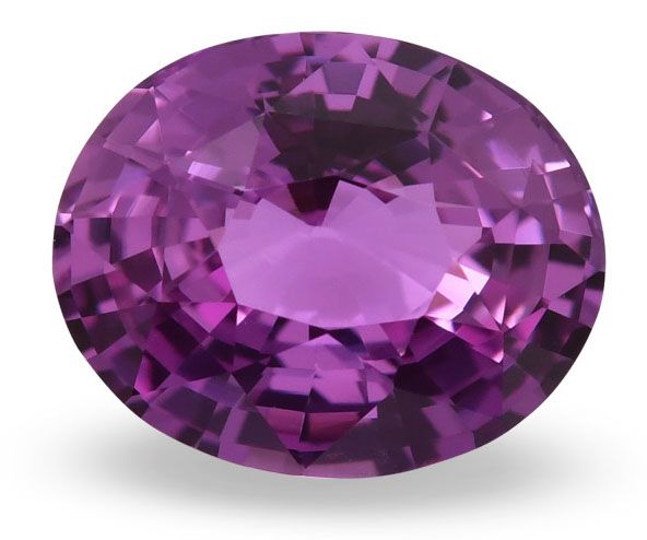 3.52 ct Oval Purple Natural Sapphire