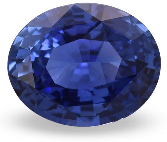 3.25 ct Oval Blue Natural Sapphire