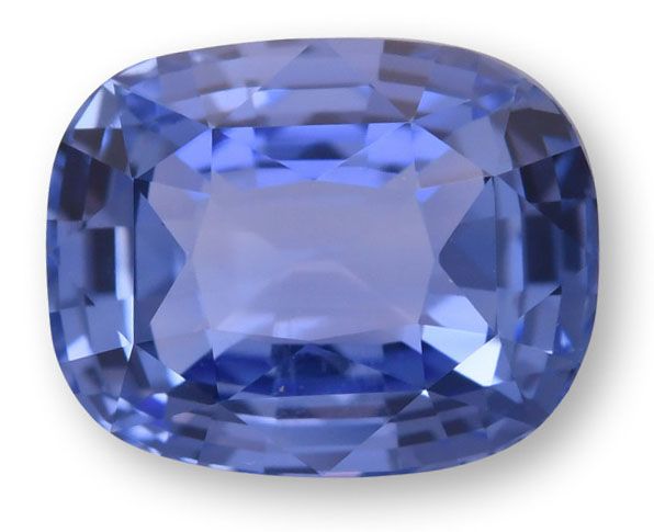 3.03 ct Cushion Blue Natural Sapphire