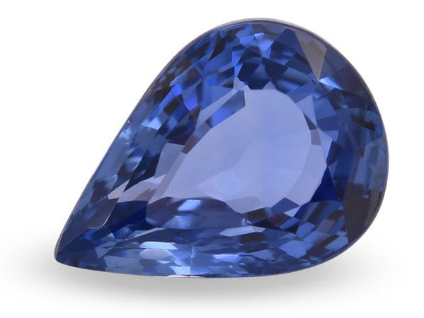 3.47 ct Pear Blue Natural Sapphire