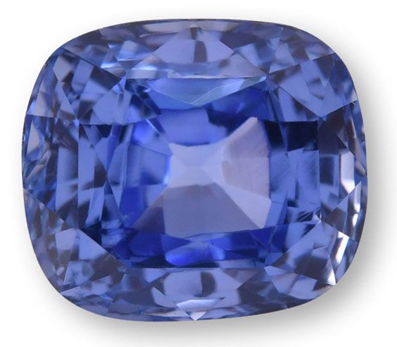 3.39 ct Cushion Blue Natural Sapphire