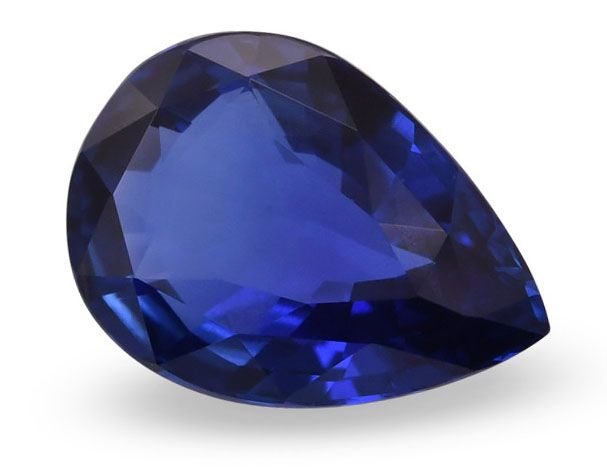 2.01 ct Pear Blue Natural Sapphire
