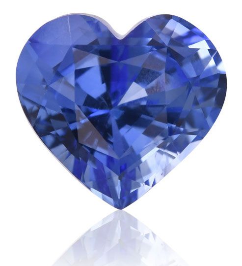 4.04 ct Heart Blue Natural Sapphire