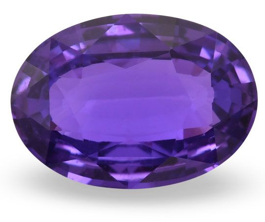 3.29 ct Oval Purple Natural Sapphire