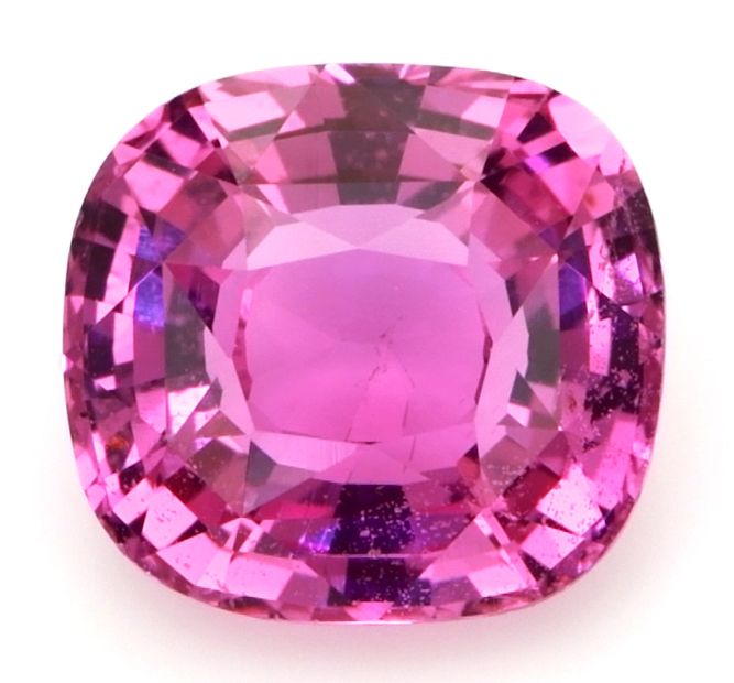 3.05 ct Cushion Pink Natural Sapphire