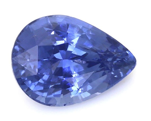 3.73 ct Pear Blue Natural Sapphire