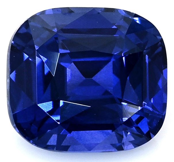 3.07 ct Cushion Blue Natural Sapphire