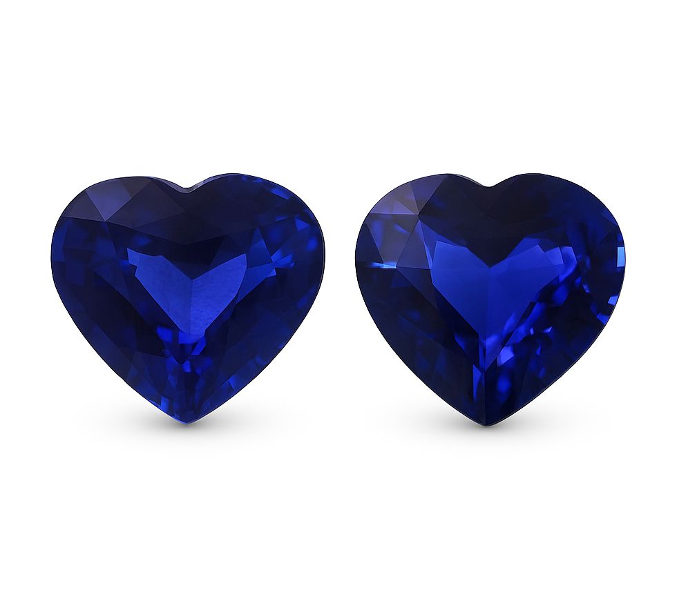 6.16 ct Heart Blue Natural Sapphire