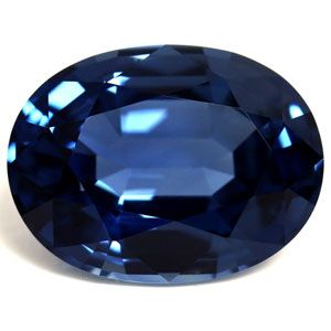 3.22 ct Oval Blue Natural Sapphire