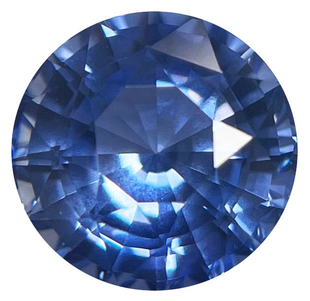 7.06 ct Round Blue Natural Sapphire