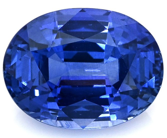 8.15 ct Oval Blue Natural Sapphire