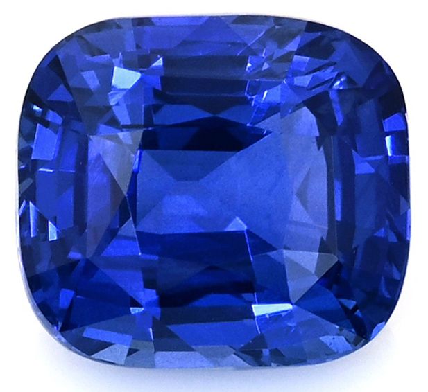 4.03 ct Cushion Blue Natural Sapphire