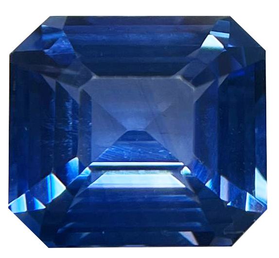 4.06 ct Emerald Blue Natural Sapphire