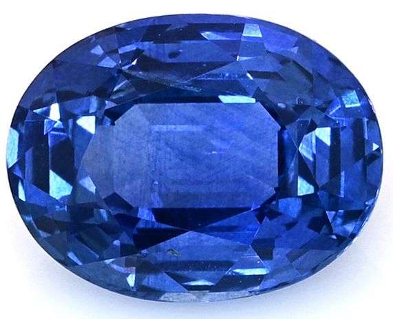 3.46 ct Oval Blue Natural Sapphire