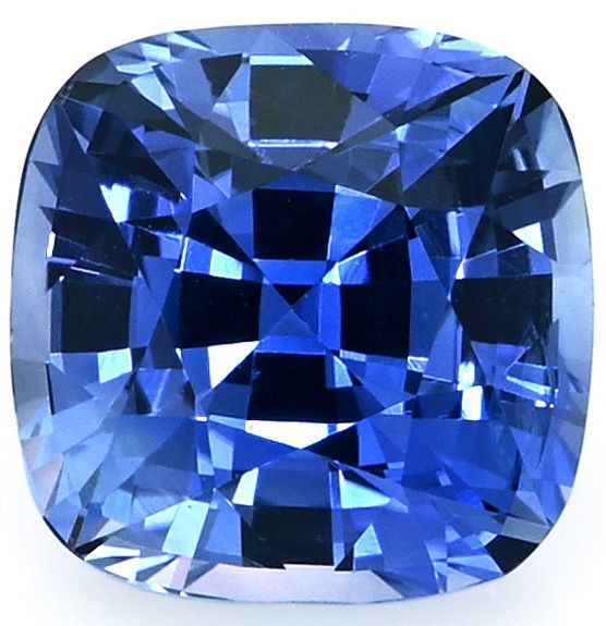 3.13 ct Cushion Blue Natural Sapphire