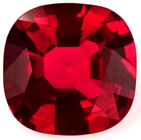 1.14 ct Cushion Red Natural Ruby