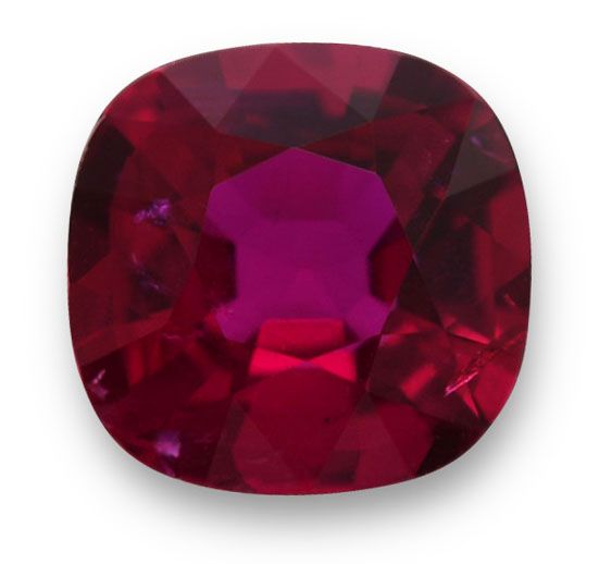 1.03 ct Cushion Red Natural Ruby