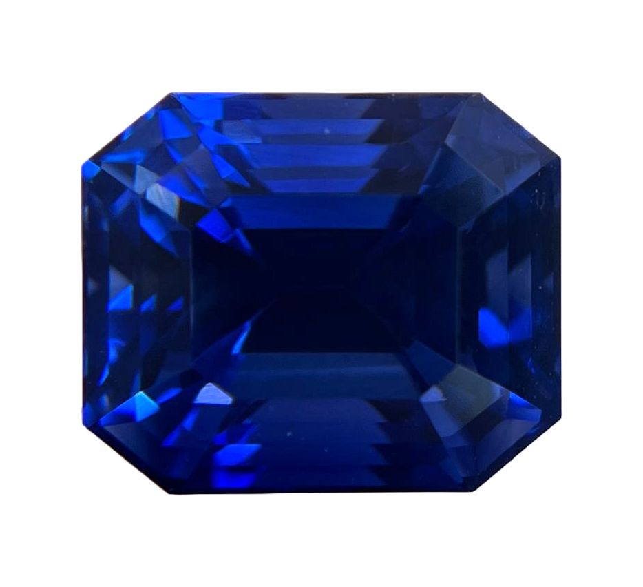 12.72 ct Emerald Blue Natural Sapphire
