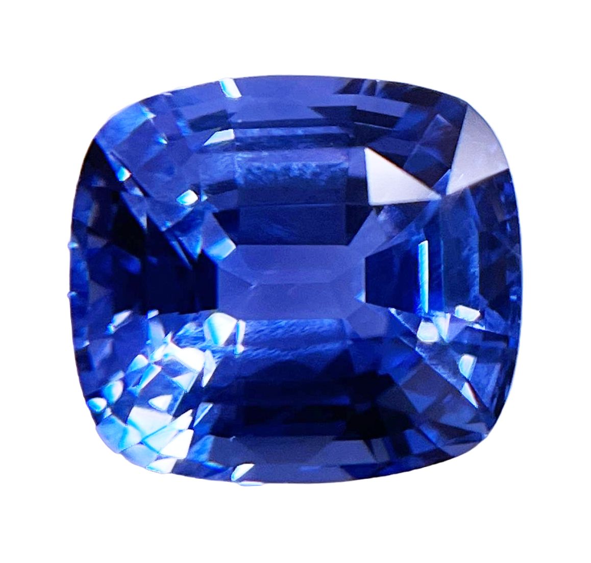 9.92 ct Cushion Blue Natural Sapphire