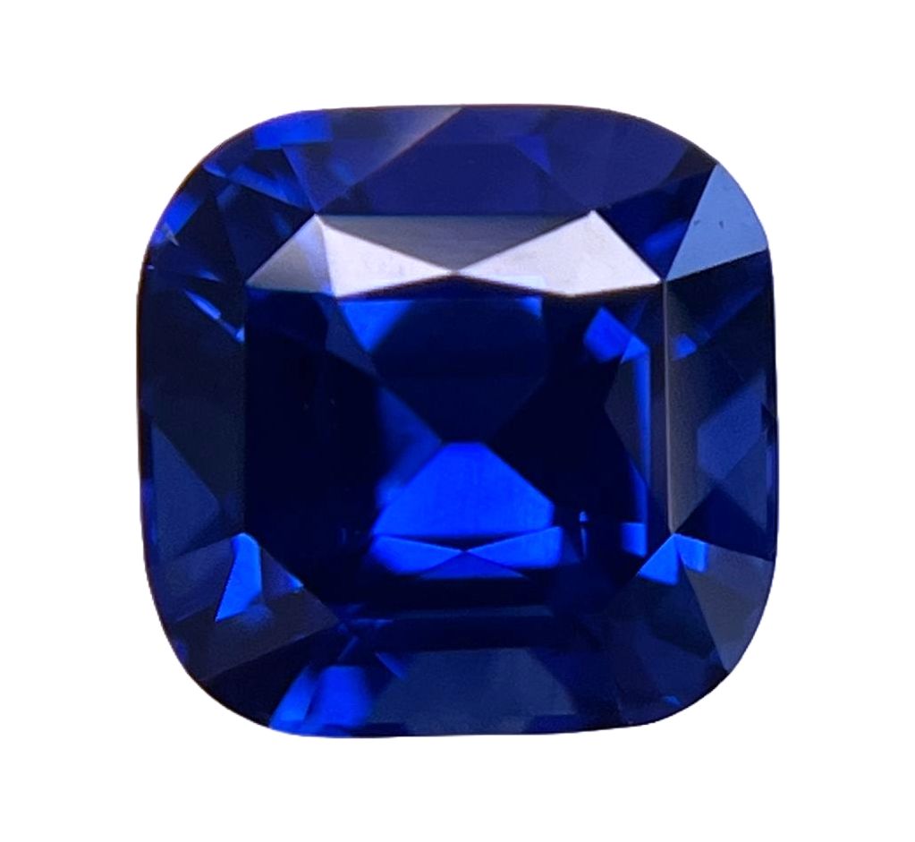 5.01 ct Cushion Blue Natural Sapphire