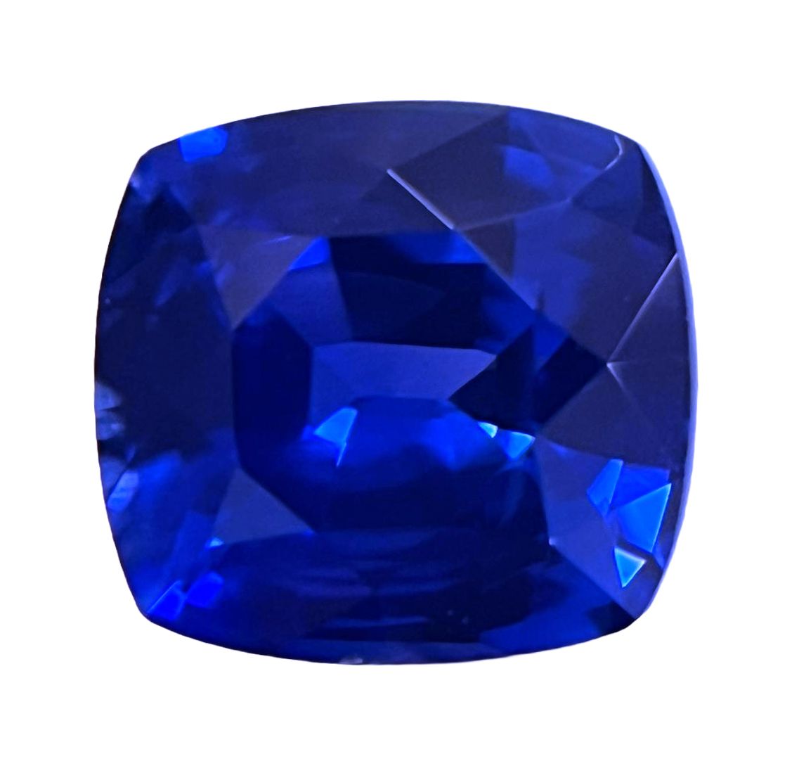 4.55 ct Cushion Blue Natural Sapphire